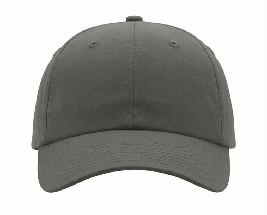 Charcoal gray performance golf cap for groomsmen, ideal wedding gift for the course or casual wear